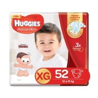 Huggies Fralda Supreme Care Hiper XG 52 Fraldas Huggies Fralda Supreme Care Hiper XG 52 Fraldas