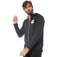 Jaqueta Puma Tec Fz Hoody Preta Jaqueta Puma Tec Fz Hoody Preta