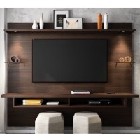 Painel para TV até 60 Polegadas Veneza Linea Brasil Chocolate Wood Painel para TV até 60 Polegadas Veneza Linea Brasil Chocolate Wood