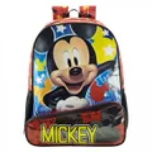 Mochila Infantil Xeryus Hey Mickey - Vermelho Mochila Infantil Xeryus Hey Mickey - Vermelho
