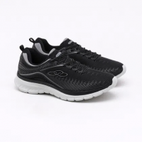 Tênis Olympikus Quantum Preto Masculino Preto e Cinza Tênis Olympikus Quantum Preto Masculino Preto e Cinza