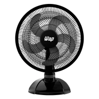 Ventilador de Mesa Wap Rajada Turbo W130 5 Pás Preto 220V Ventilador de Mesa Wap Rajada Turbo W130 5 Pás Preto 220V