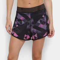 2 Shorts Gonew Geométrico Tule Feminino - Lilás 2 Shorts Gonew Geométrico Tule Feminino - Lilás