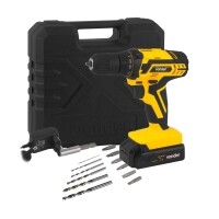 Parafusadeira Furadeira A Bateria Vonder PFV-012 12V Carregador Bivolt Parafusadeira Furadeira A Bateria Vonder PFV-012 12V Carregador Bivolt