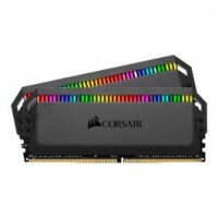 Memoria Corsair Dominator Platinum RGB 16GB (2x8) DDR4 3200MHz Preto CMT16GX4M2C3200C16 Memoria Corsair Dominator Platinum RGB 16GB (2x8) DDR4 3200MHz Preto CMT16GX4M2C3200C16