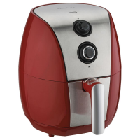 Fritadeira Sem Óleo Air Fry Britânia BFR01VI 3,2L - Vermelha/Prata Fritadeira Sem Óleo Air Fry Britânia BFR01VI 3,2L - Vermelha/Prata