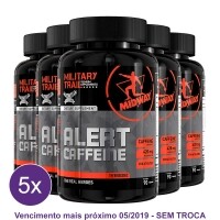 Kit 5x Termogênico Alert Caffeine Military Trail 90 Cáps Kit 5x Termogênico Alert Caffeine Military Trail 90 Cáps