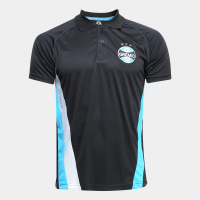 Camisa Polo Grêmio Treino Dry Fit Masculina - Preto Camisa Polo Grêmio Treino Dry Fit Masculina - Preto