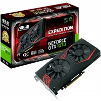 Placa De Vídeo Asus Geforce GTX 1070 8GB Ex-GTX1070-O8G Gddr5 PCI-EXP Placa De Vídeo Asus Geforce GTX 1070 8GB Ex-GTX1070-O8G Gddr5 PCI-EXP
