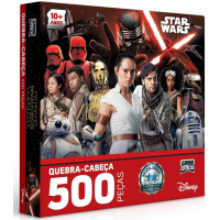 Quebra-Cabeça Star Wars IX: Ascensão Skywalker 500 Peças 2669 - Toyster Quebra-Cabeça Star Wars IX: Ascensão Skywalker 500 Peças 2669 - Toyster