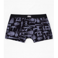 Cueca Boxer Estampa Desenho Técnico Star Wars - Tamanho GG Cueca Boxer Estampa Desenho Técnico Star Wars - Tamanho GG