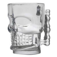 Caneca para Chopp e Cerveja Lyor Caveira Rock Style em Vidro – 510 ml Caneca para Chopp e Cerveja Lyor Caveira Rock Style em Vidro – 510 ml