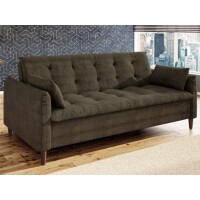 Sofá-cama Suede Reclinável Linoforte - Estela A2 Sofá-cama Suede Reclinável Linoforte - Estela A2