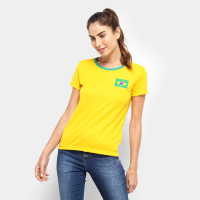 2 Camisas Brasil Torcedor Feminina 2 Camisas Brasil Torcedor Feminina