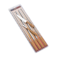 Kit para Churrasco 6 Peças Aço Inox Tramontina Pampa Kit para Churrasco 6 Peças Aço Inox Tramontina Pampa