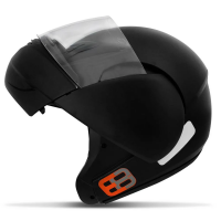 Capacete Escamoteável EBF Fosco Robocop Capacete Escamoteável EBF Fosco Robocop