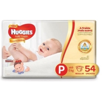 Fraldas Huggies Primeiros 100 Dias Mega P - 54 Unidades Fraldas Huggies Primeiros 100 Dias Mega P - 54 Unidades