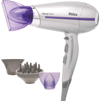 Secador De Cabelos Philco Beauty Glam Cinza 2000w Secador De Cabelos Philco Beauty Glam Cinza 2000w