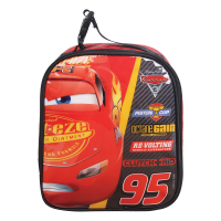 Lancheira Infantil Carros Dermiwil Disney Vermelha e Preta 30093 Lancheira Infantil Carros Dermiwil Disney Vermelha e Preta 30093