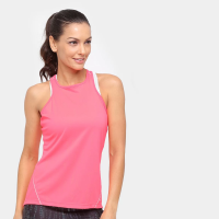 3 unidades Regata Asics Lite-Show Feminina - Vermelho Claro 3 unidades Regata Asics Lite-Show Feminina - Vermelho Claro