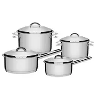 Jogo de Panelas Tramontina Inox Solar 4 Peças - 65510760 Jogo de Panelas Tramontina Inox Solar 4 Peças - 65510760