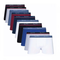 Kit Lupo 10 Cuecas Boxer Cotton Confort 523002 Kit Lupo 10 Cuecas Boxer Cotton Confort 523002
