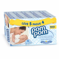 Kit Sabonete Infantil Pom Pom Hidratante 80g - 5 Unidades Kit Sabonete Infantil Pom Pom Hidratante 80g - 5 Unidades