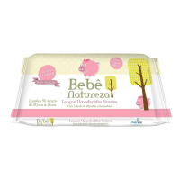 Lenços Umedecidos Bebê Natureza Suave Rosa - 50un Lenços Umedecidos Bebê Natureza Suave Rosa - 50un