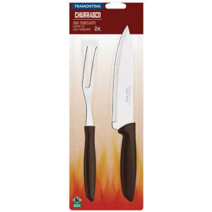 Conjunto para Churrasco Trinchante Tramontina Plenus em Aço Inox e Polipropileno – 2 Peças Conjunto para Churrasco Trinchante Tramontina Plenus em Aço Inox e Polipropileno – 2 Peças