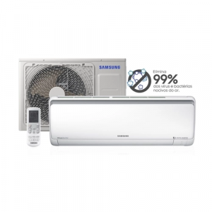 Ar Condicionado Split Samsung Digital Inverter 24.000 Btu/h Quente e Frio - AR24KSSPASNXAZ Ar Condicionado Split Samsung Digital Inverter 24.000 Btu/h Quente e Frio - AR24KSSPASNXAZ