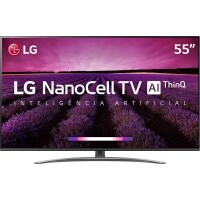 Smart TV LED 55 4K LG 55SM8100 NanoCell 4 HDMI 3 USB Wi-Fi Bluetooth 60Hz Smart TV LED 55 4K LG 55SM8100 NanoCell 4 HDMI 3 USB Wi-Fi Bluetooth 60Hz