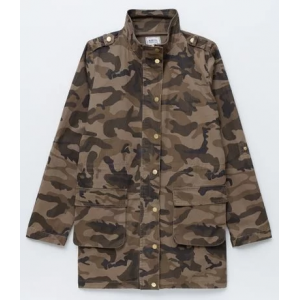 Jaqueta Jeans Camuflada Alongada - Renner Jaqueta Jeans Camuflada Alongada - Renner