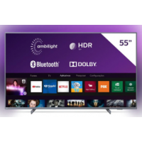 Smart TV LED Ambilight 55 Philips 55PUG6212/78 Ultra HD - Preto Smart TV LED Ambilight 55 Philips 55PUG6212/78 Ultra HD - Preto