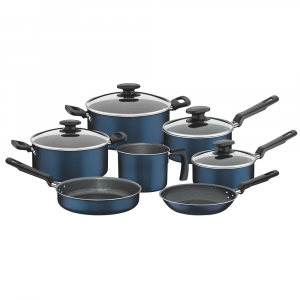Conjunto de Panelas 7 Peças Tramontina Bergamo com Revestimento Antiaderente Starflon T1 Conjunto de Panelas 7 Peças Tramontina Bergamo com Revestimento Antiaderente Starflon T1