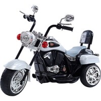 Moto Elétrica Infantil TR1501 Prata 6V - brink+ Moto Elétrica Infantil TR1501 Prata 6V - brink+