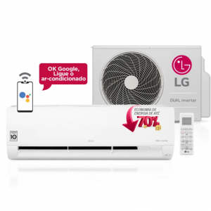 Ar Condicionado Split Inverter 18000 BTUs LG Voice Dual Inverter Quente/Frio 220V - S4UW18KL31A.EB2GAMZ Ar Condicionado Split Inverter 18000 BTUs LG Voice Dual Inverter Quente/Frio 220V - S4UW18KL31A.EB2GAMZ
