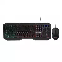 Kit Teclado Mouse Gamer Multilaser 2400dpi 7 Cores, Tc239 Kit Teclado Mouse Gamer Multilaser 2400dpi 7 Cores, Tc239