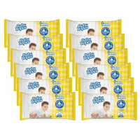 Toalhas Umedecidas Huggies Baby Wipes - Kit com 576 Unidades Toalhas Umedecidas Huggies Baby Wipes - Kit com 576 Unidades
