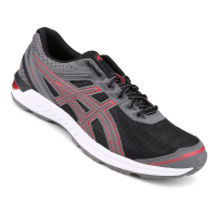 Tênis Asics Gel Sileo Masculino - Preto e Vermelho Tênis Asics Gel Sileo Masculino - Preto e Vermelho