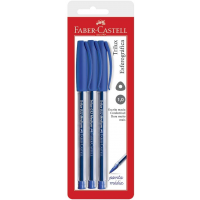 Caneta Esferográfica Trilux 032 Médium Faber-Castell SM/032AZ Caneta Esferográfica Trilux 032 Médium Faber-Castell SM/032AZ