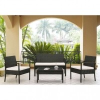 Conjunto de 2 Poltronas 1 Sofá e 1 Mesa de Centro MLM-210000 Conjunto de 2 Poltronas 1 Sofá e 1 Mesa de Centro MLM-210000