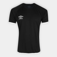 Camisa Umbro TWR Smart Masculina - Preto e Branco Camisa Umbro TWR Smart Masculina - Preto e Branco