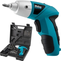 Parafusadeira Philco Force 4 8v PPF01MF com Maleta 42 Acessórios - Bivolt Parafusadeira Philco Force 4 8v PPF01MF com Maleta 42 Acessórios - Bivolt