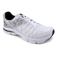Tênis Kappa Impact Masculino - Branco e Prata Tênis Kappa Impact Masculino - Branco e Prata