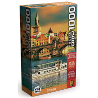 Quebra-Cabeça Praga 1000 Peças 03948 - GROW Quebra-Cabeça Praga 1000 Peças 03948 - GROW