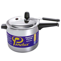 Panela de Pressão Panelux Alumínio Polido - 4,5L Panela de Pressão Panelux Alumínio Polido - 4,5L