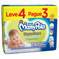 Toalhas Umedecidas MamyPoko Toque Suave - 200 Unidades Toalhas Umedecidas MamyPoko Toque Suave - 200 Unidades
