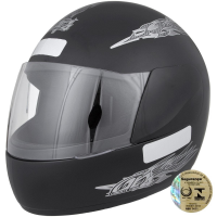 Capacete Fechado Pro Tork Liberty Four Viseira Cristal Preto Fosco Capacete Fechado Pro Tork Liberty Four Viseira Cristal Preto Fosco