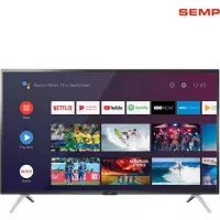 Smart TV Android 43 Semp 43S5300 Full HD com Conversor Digital Wi-Fi 1 USB 2 HDMI Smart TV Android 43 Semp 43S5300 Full HD com Conversor Digital Wi-Fi 1 USB 2 HDMI