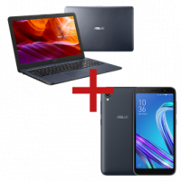 Notebook X543UA-GO2196T Cinza Escuro + ZenFone Live (L1) Quadcore Preto Notebook X543UA-GO2196T Cinza Escuro + ZenFone Live (L1) Quadcore Preto